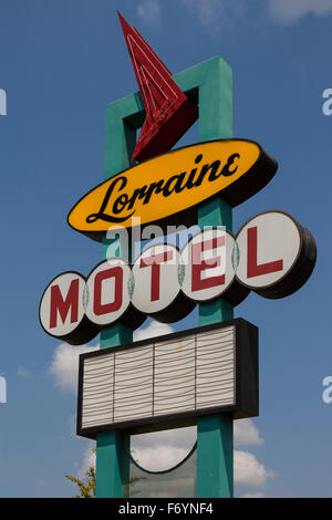 Le Musée National des Droits Civils au Lorraine Motel de Memphis, Tennessee, où Martin Luther King a été assassiné Banque D'Images