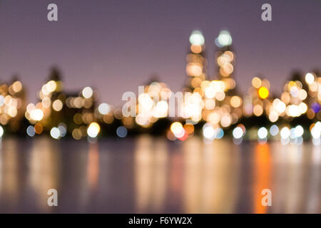 Central Park a été construit en 1860 comme une réserve d'eau pour New York. De nos jours, un des plus pittoresques du parc. Banque D'Images