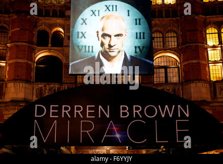 'Miracle' show avec Derren Brown au Palace Theatre dans le West End de Londres Banque D'Images