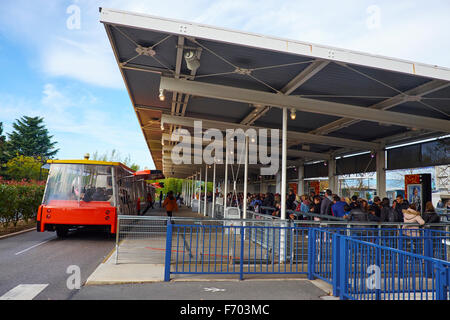 Studio Tram Tour Walt Disney Studios Disneyland Paris Marne-la-Vallée Chessy France Banque D'Images