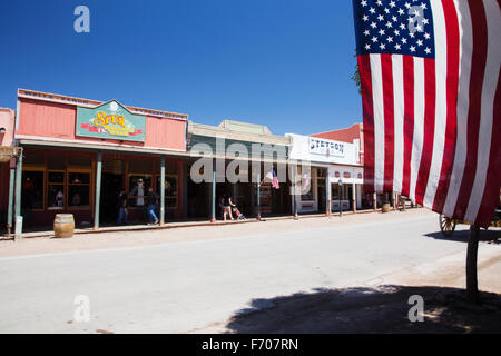 Tombstone, Arizona, USA, le 6 avril 2015, dans l'ouest de l'townfront Banque D'Images
