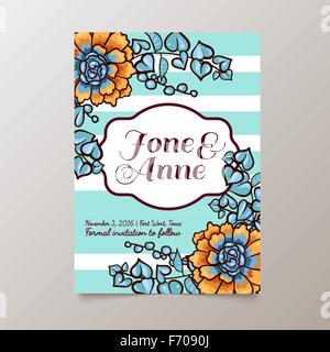 Mariage. Enregistrer la date Illustration de Vecteur