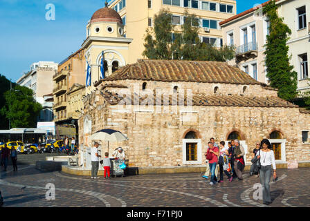 Dormition de la Theotokos, ou église de la Pantanassa, la place Monastiraki, Athènes, Grèce Banque D'Images