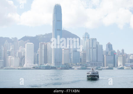 Le port victoria de hong kong Banque D'Images