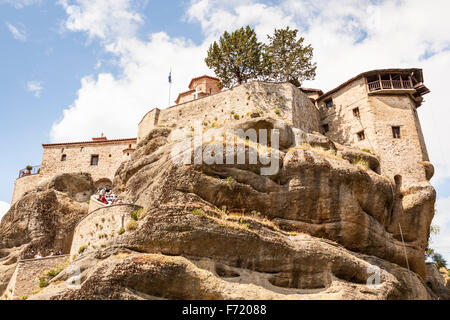 Saint Monastère de Varlaam, les Météores, Thessalie, Grèce Banque D'Images