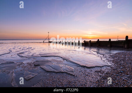 Selsey Sunset Banque D'Images