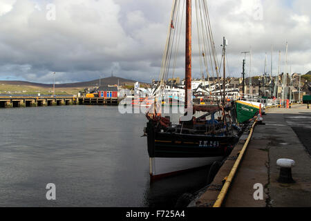 Le port de Lerwick Shetland Islands Scotland UK Banque D'Images