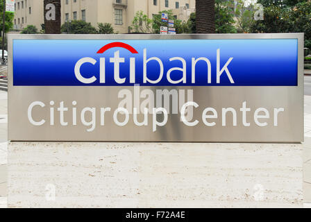 Los Angeles - le 15 mai 2007 : Citibank Citigroup Center de Los Angeles. Banque D'Images