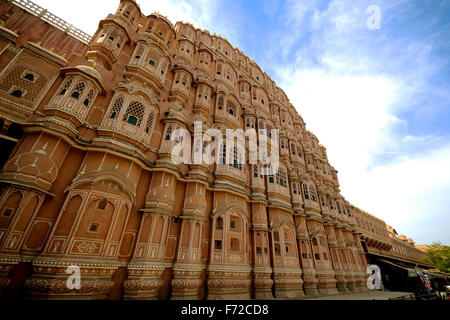 Hawa Mahal, Jaipur, Rajasthan, Inde, Asie Banque D'Images