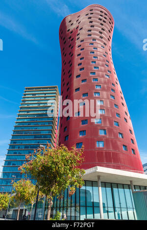 Hotel Porta Fira, à côté de la tour realia barcelone, dans Barcelone, Catalogne, Espagne Banque D'Images