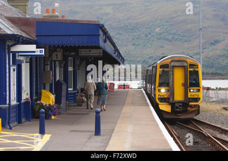 Kyle of Lochalsh gare dans les Highlands écossais. Banque D'Images