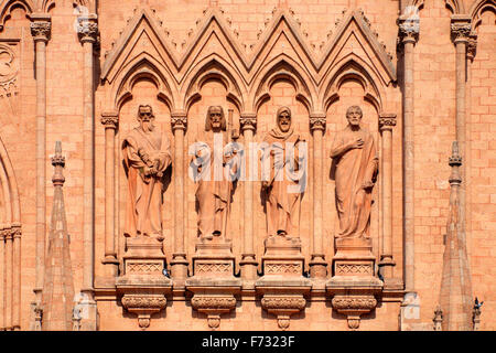 La cathédrale de Lujan. L'état de Buenos Aires, Argentine. Banque D'Images