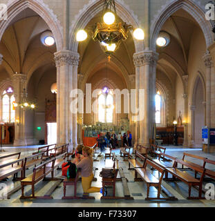 La cathédrale de Lujan. L'état de Buenos Aires, Argentine. Banque D'Images