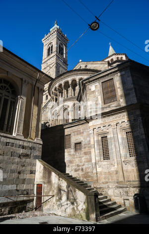 Basilica di Santa Maria Maggiore dans la ville de Bergame Banque D'Images