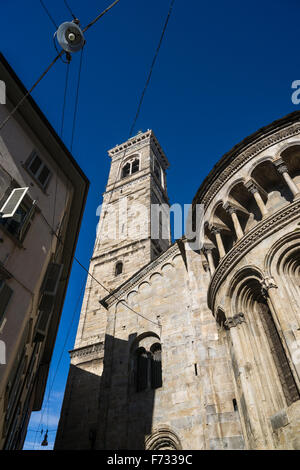 Basilica di Santa Maria Maggiore dans la ville de Bergame Banque D'Images