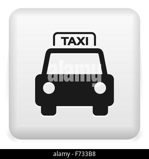 Symbole de taxi Banque D'Images