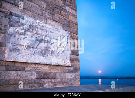 Un détail du Mémorial des martyrs dans le parc national historique de la péninsule, Canakkale, Turquie Banque D'Images