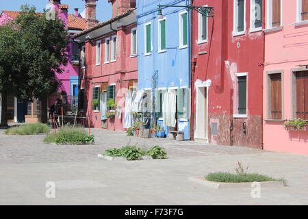 La rue vide, Venise Italie Banque D'Images