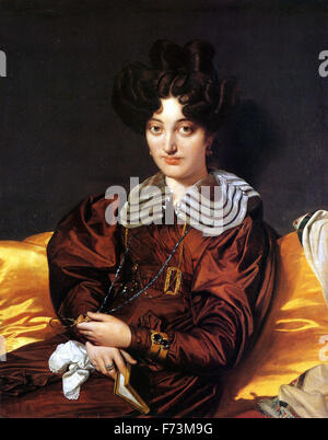 Jean-Auguste-Dominique Ingres - Madame Marcotte de Sainte Marie Banque D'Images