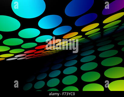 Image 3D d'abstract colorful background Banque D'Images