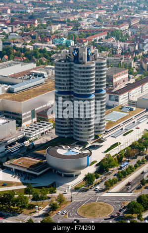 - Bâtiments de BMW Munich, Bavière, Allemagne Banque D'Images