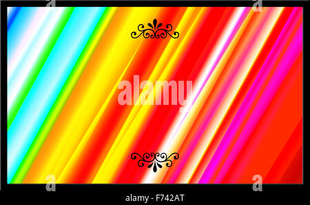 Résumé Arrière-plan coloré composé avec effet rayures Banque D'Images