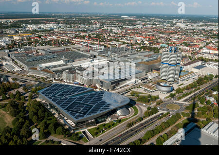 - Bâtiments de BMW Munich, Bavière, Allemagne Banque D'Images