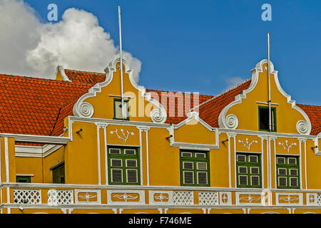Bâtiment Penha Willemstad Curacao Antilles Néerlandaises Banque D'Images