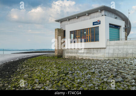 Gare d'aéroglisseurs de Morecambe Banque D'Images