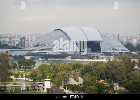 Architecture du moyeu des sports de Singapour et l'OCBC Centre aquatique Banque D'Images