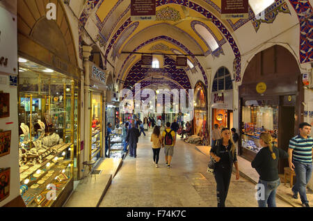 Le Grand Bazar d'Istanbul en Turquie. Banque D'Images