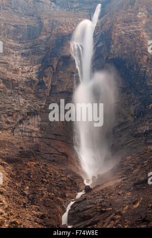 Les chutes Takakkaw dans le parc national Yoho, Colombie-Britannique, Canada, Canadian Rockies Banque D'Images