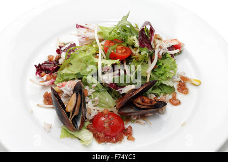 Salade de crabmeats Banque D'Images