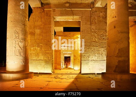 Égypte - Kom Ombo, Temple de Sobek Banque D'Images