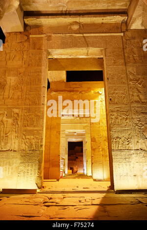 Égypte - Kom Ombo, Temple de Sobek Banque D'Images