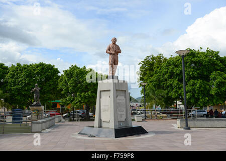 Sculpture de Luis Munoz Marin qui a été le premier gouvernement démocratiquement élu gouverneur de Porto Rico. USA territoire. L'île des Caraïbes Banque D'Images