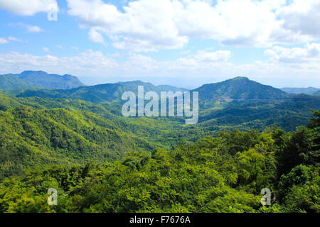 Paysage de montagne, couche ,Thaïlande Phetchabun Banque D'Images