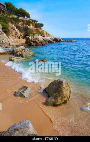 Costa Brava à Lloret de Mar à Cala voie Camins de Ronda Meurtrisseurs Fr Banque D'Images