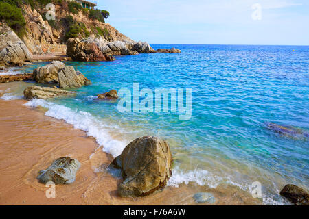 Costa Brava à Lloret de Mar à Cala voie Camins de Ronda Meurtrisseurs Fr Banque D'Images