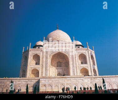 Taj Mahal, Agra, Delhi, Inde, Asie Banque D'Images