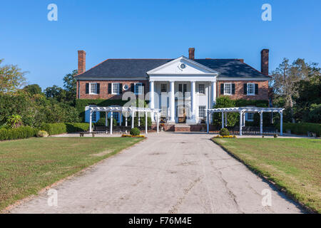 Boone Hall Plantation, Charleston, Caroline du Sud. Banque D'Images