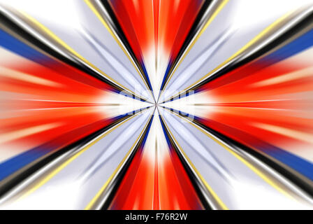 Multi-couleur lumineux graissé abstract background, illustration futuriste Banque D'Images