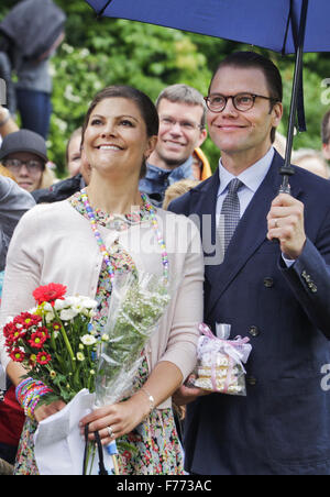 Victoria et Daniel Banque D'Images