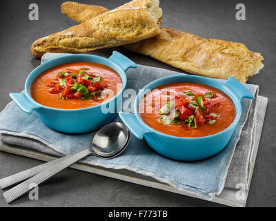 Soupe aux tomates Banque D'Images