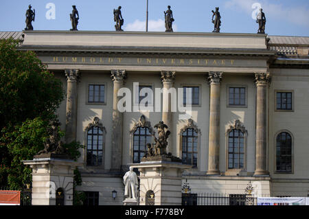 Humboldt Universität, Unter den Linden, Berlin-Mitte. Banque D'Images