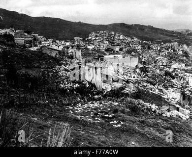 Tremblement de terre en Sicile,gibellina,belice,Italie,1968 Banque D'Images