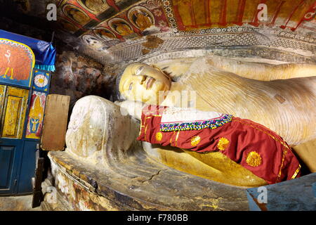 Sri Lanka - Dambulla Cave Temple Buddish, Site du patrimoine mondial de l'UNESCO Banque D'Images