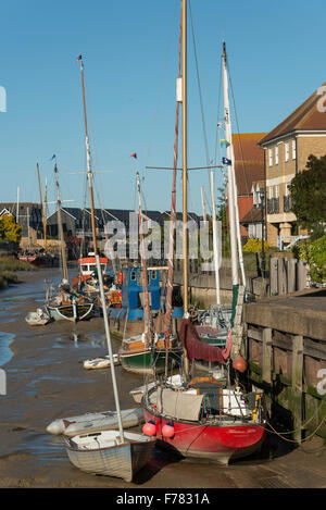 Faversham Creek, Faversham, Kent, Angleterre, Royaume-Uni Banque D'Images