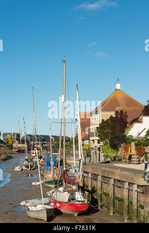 Faversham Creek, Faversham, Kent, Angleterre, Royaume-Uni Banque D'Images