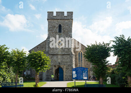Église St Alphege, High Street, Whitstable, Kent, Angleterre, Royaume-Uni Banque D'Images
